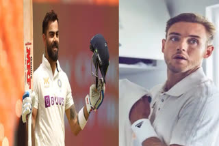 Stuart Broad expressed his grief over Virat Kohli's exclusion from the Test series