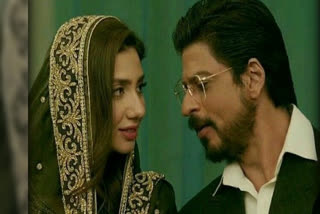 Mahira khan and Shah Rukh khan