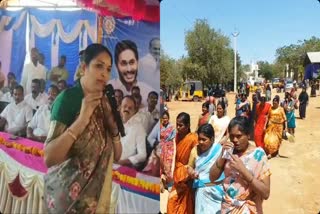 womens_boycott_from_minister_usha_shri_meeting_in_satyasai_district