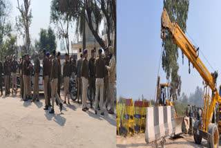 Haryana administration sealed the border with Patiala city