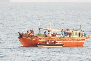 The Indian Navy provided critical repair assistance and medical aid to an Iranian fishing vessel that had sustained damages due to a collision with a merchant vessel, the Navy said on Monday.