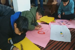 zaiba-aapa-institute-held-painting-competition-for-specially-abled-students
