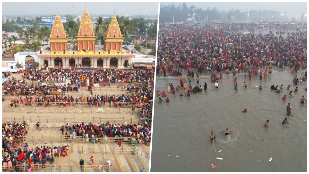 Maghi Purnima holy dip in Gangasagar