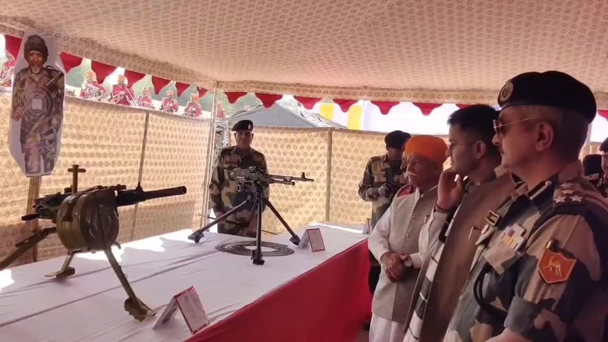 BSF Holds Weapons Exhibition During Rajasthan Desert Festival