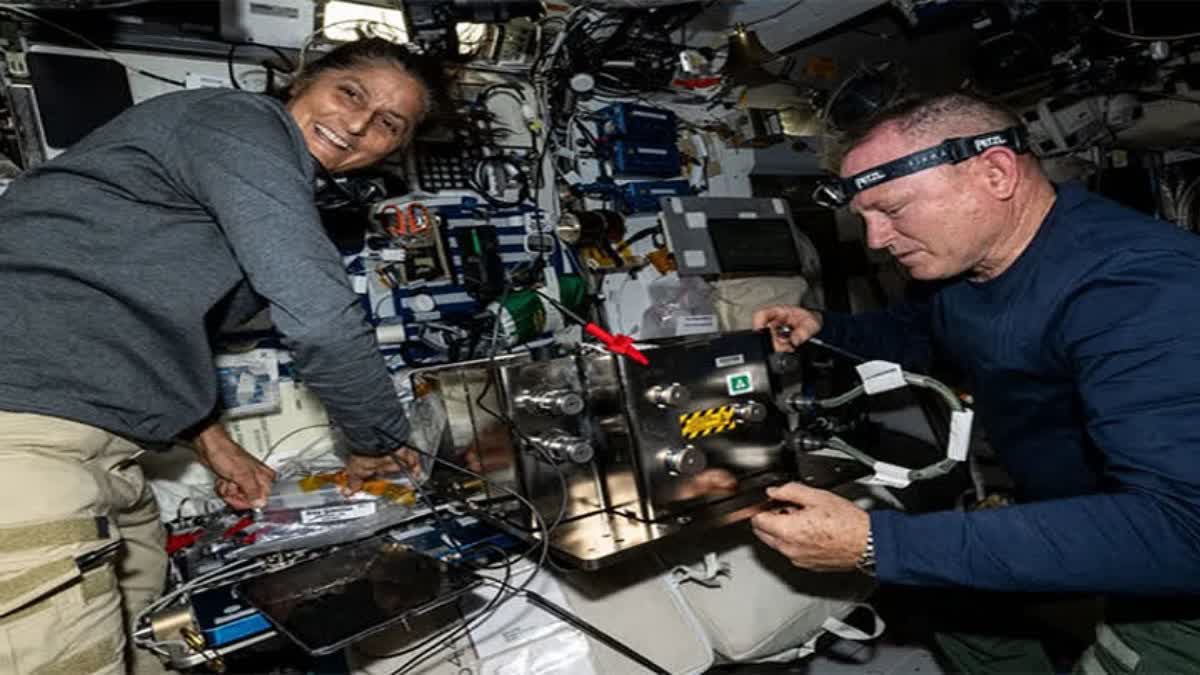 SUNITA WILLIAMS AND BUTCH WILMORE  CREW 10 LAUNCH MISSION  NASA AND SPACEX  CREW 9 MISSION