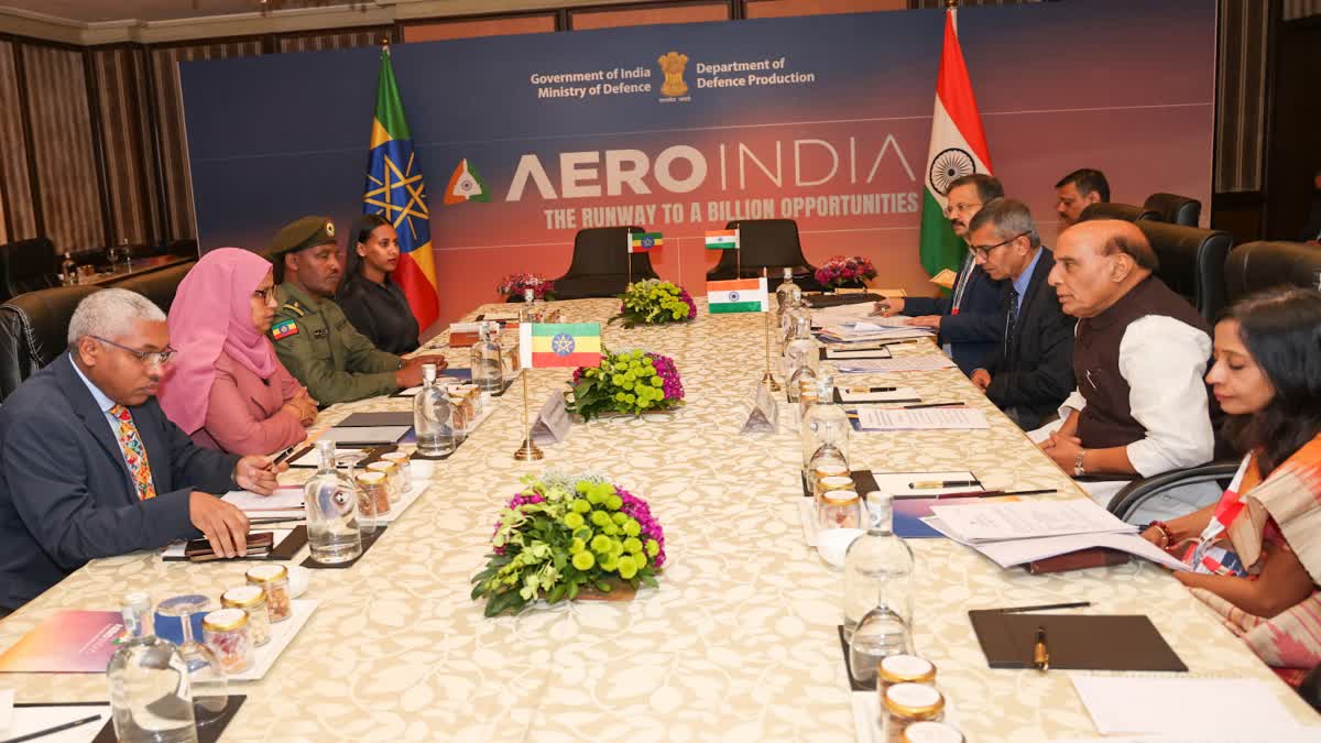 Aero India 2025: Defence Minister Rajnath Singh Holds Bilateral Talks With Counterparts From Five Countries On Day 3