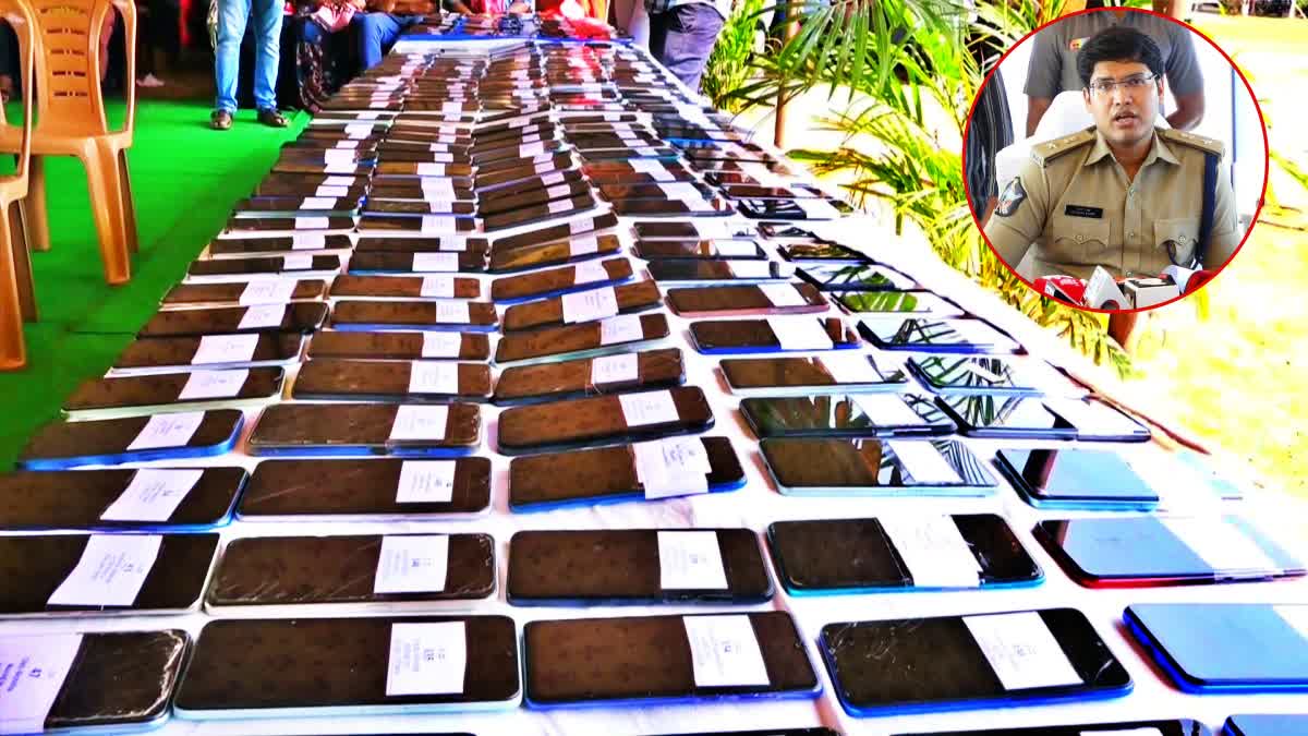 Eluru District Police Recover 638 Stolen Cell Phones