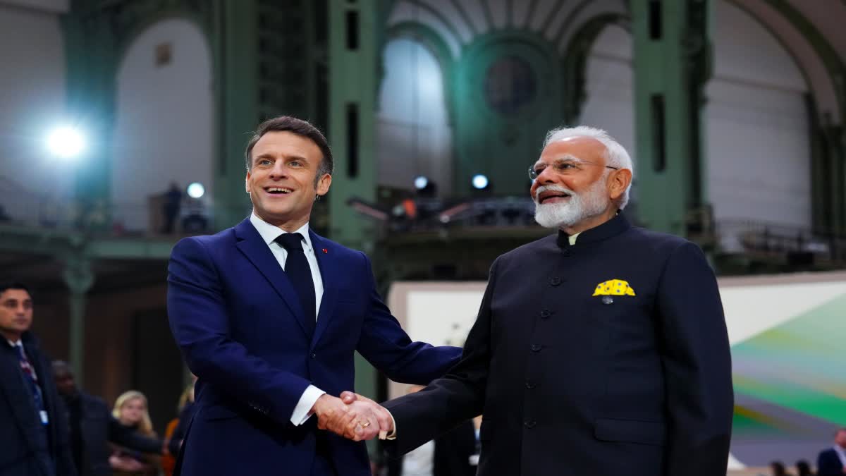 PM Modi French President Meeting