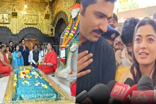 RASHMIKA AND VICKY IN SHIRDI