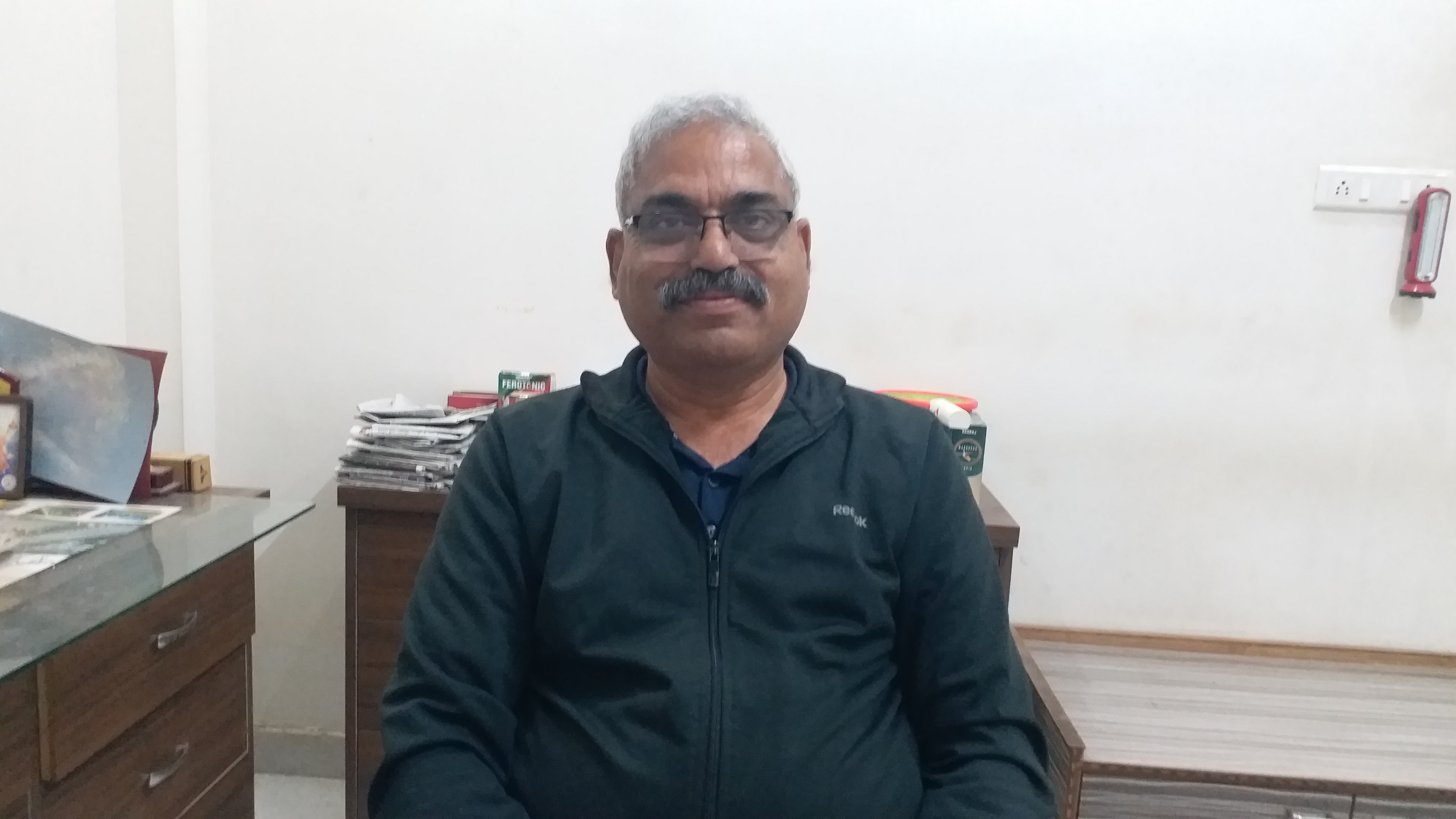 Dr BL Mishra, senior physician in the Ayurveda Medical Department.