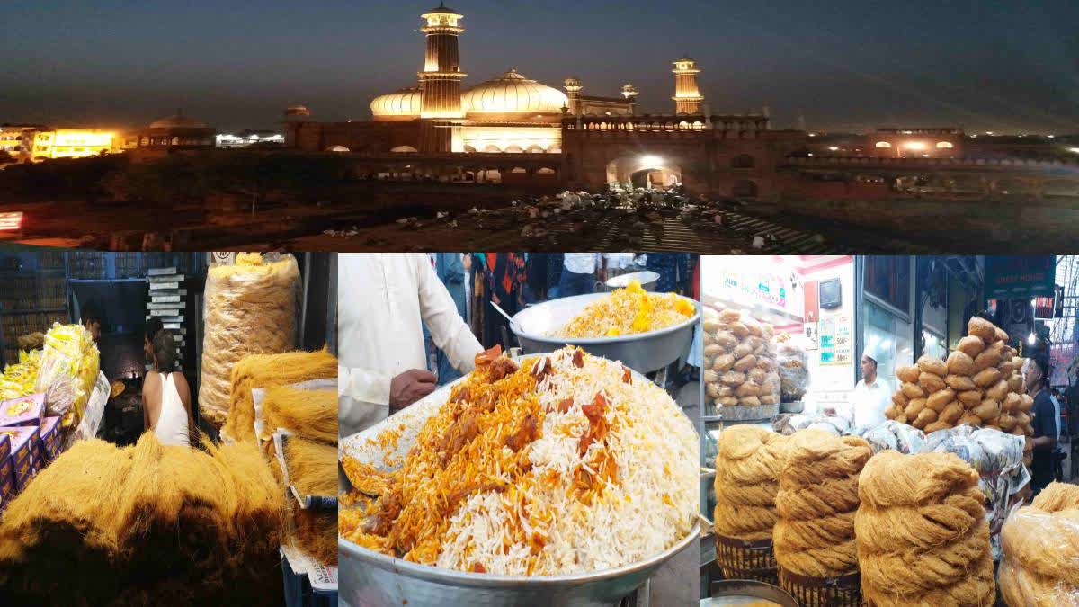 رمضان المبارک کی آمد سے جامع مسجد کا یہ بازار روشنی سے جگمگا اٹھا