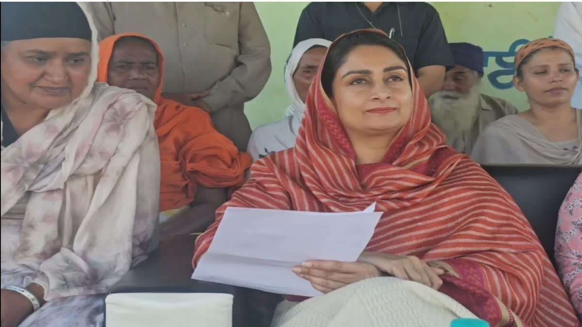 Harsimrat Kaur Badal visited various villages including Musa