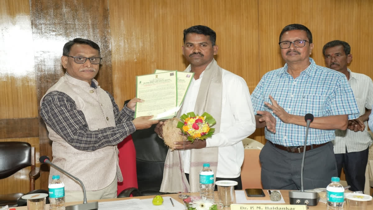 A farmer from Ratnagiri district of Maharashtra has received patent for two rice seeds