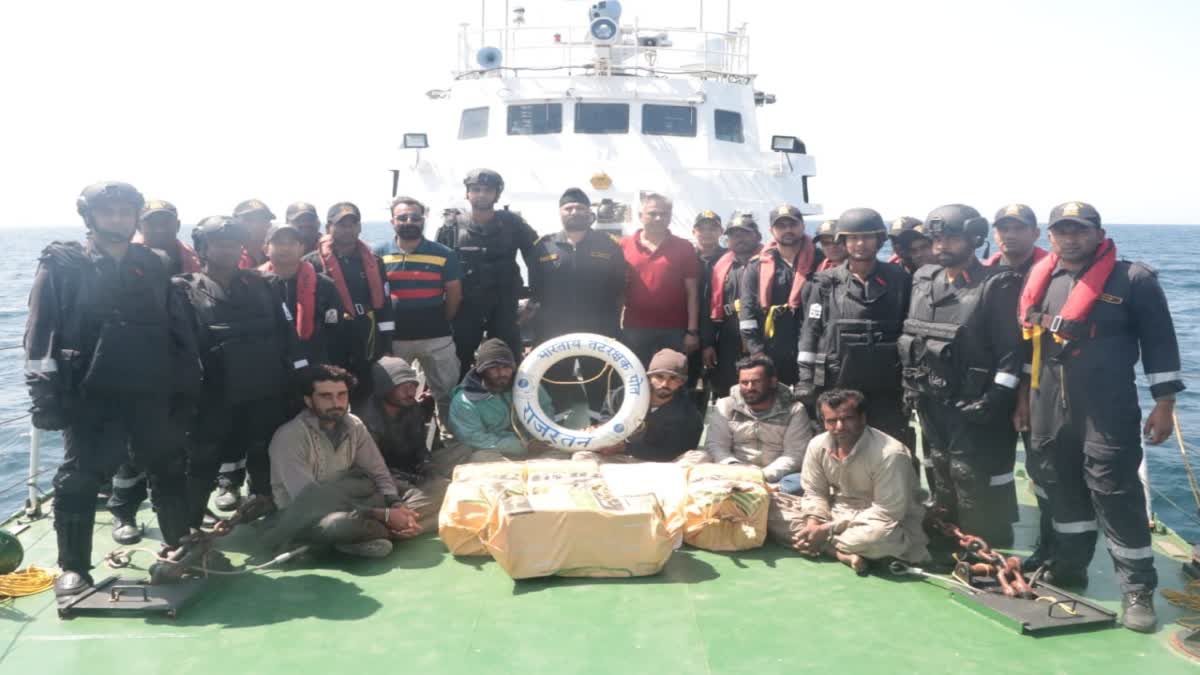 Pakistani Boat With Narcotics Worth Rs 480 Cr Seized Near Gujarat Coast, Six Crew Members Arrested