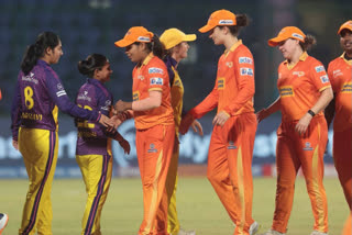 Gujarat Giants registered their second win of the Women's Premier League, beating UP Warriorz by eight runs in a keenly-contested encounter in Match 18 at the Arun Jaitley Stadium on Monday, hurting the Warriorz's chances of securing a place in the Playoffs and pushing them to the brink of elimination.