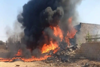 Helicopter Crash In Jaisalmer