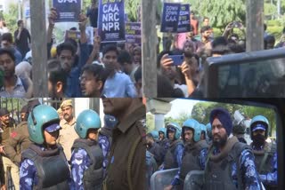 Jamia Millia Islamia students  students protest  Citizenship Amendment Act  CAA BJP