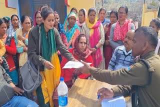 Woman Reached Gairsain Police Thana Over Illegal Liquor Sale