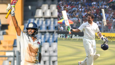 Musheer Khan  Sachin Tendulkar  Mumbai vs Vidarbha  Ajinkya Rahane