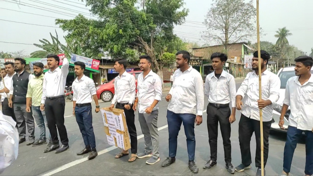 Protest against CAA notification in different parts of Assam