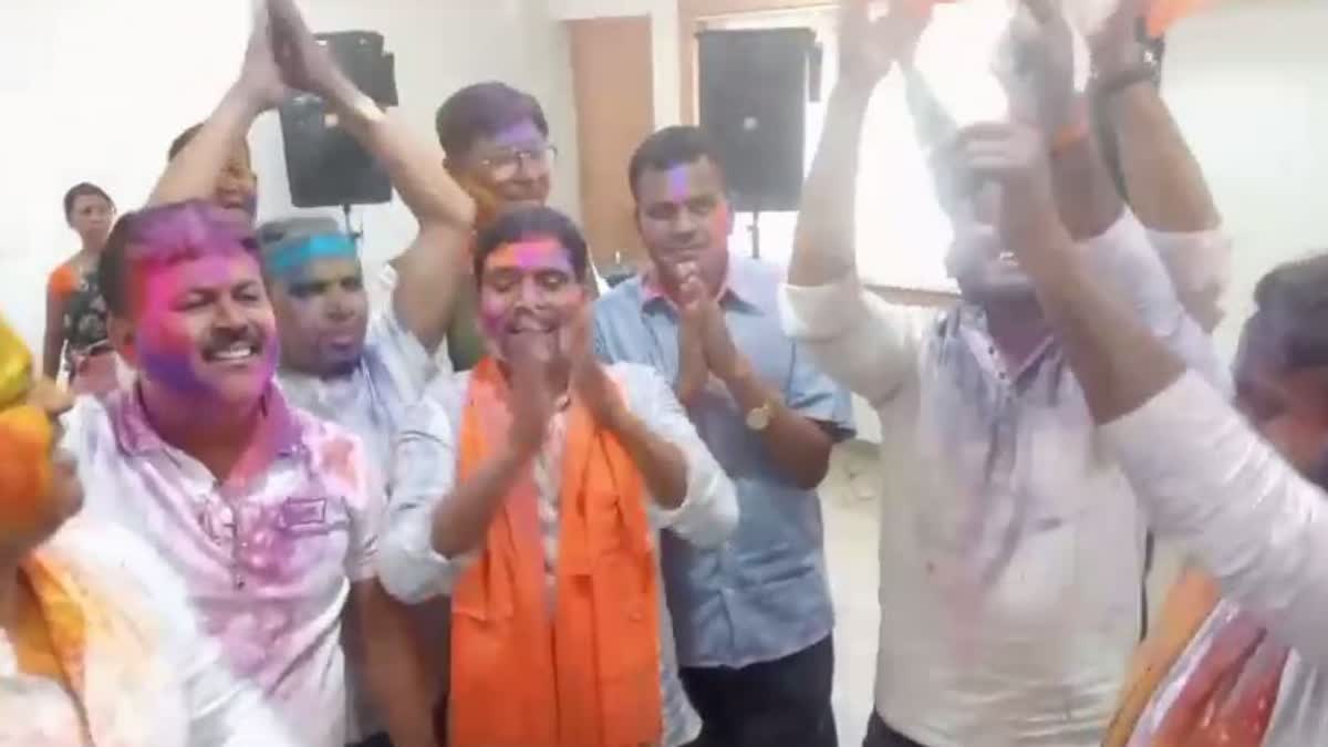 Holi in AJSU Office