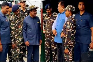 GOVERNOR VISITS INDIA NEPAL BORDER