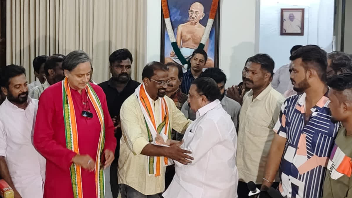 FRANCIS ALBERT JOINED CONGRESS  BJP LEADER FRANCIS ALBERT  ഫ്രാൻസിസ് ആൽബട്ട് കോണ്‍ഗ്രസില്‍  LOK SABHA ELECTION 2024