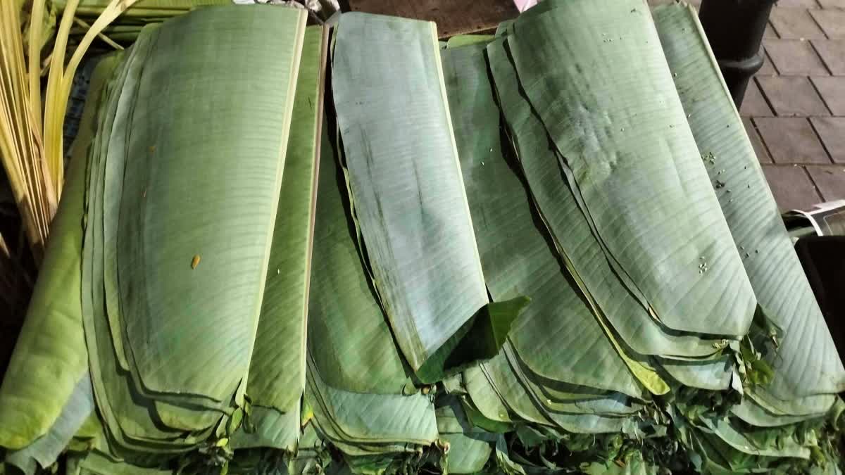 Banana Leaves Demand In Karnataka Bengaluru