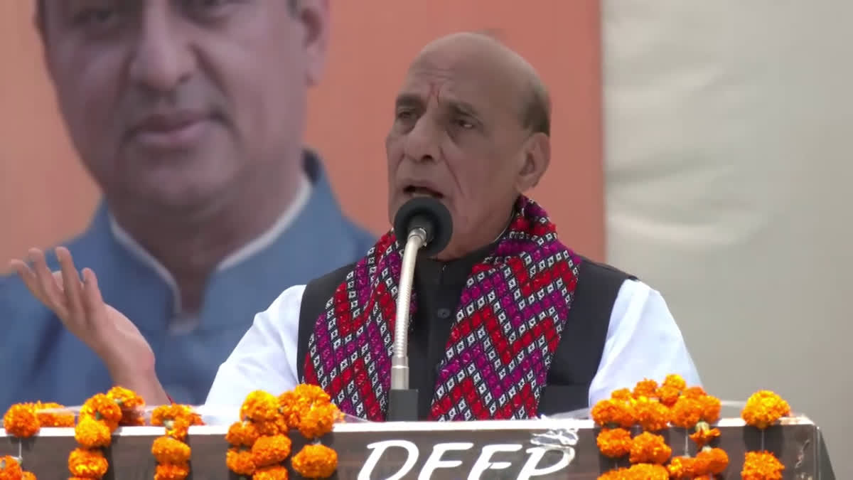 Union Defence Minister Rajnath Singh Public Meeting in Uttarakhand