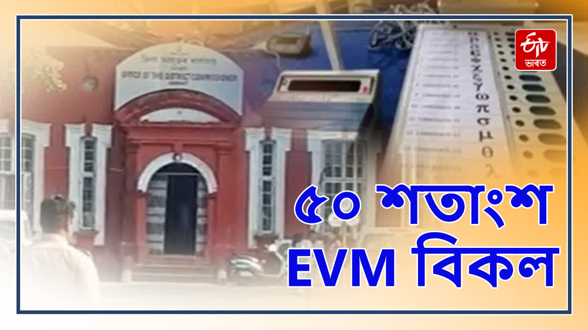 Congress alleges 50 per cent malfunctioning of EVMs brought to Jorhat