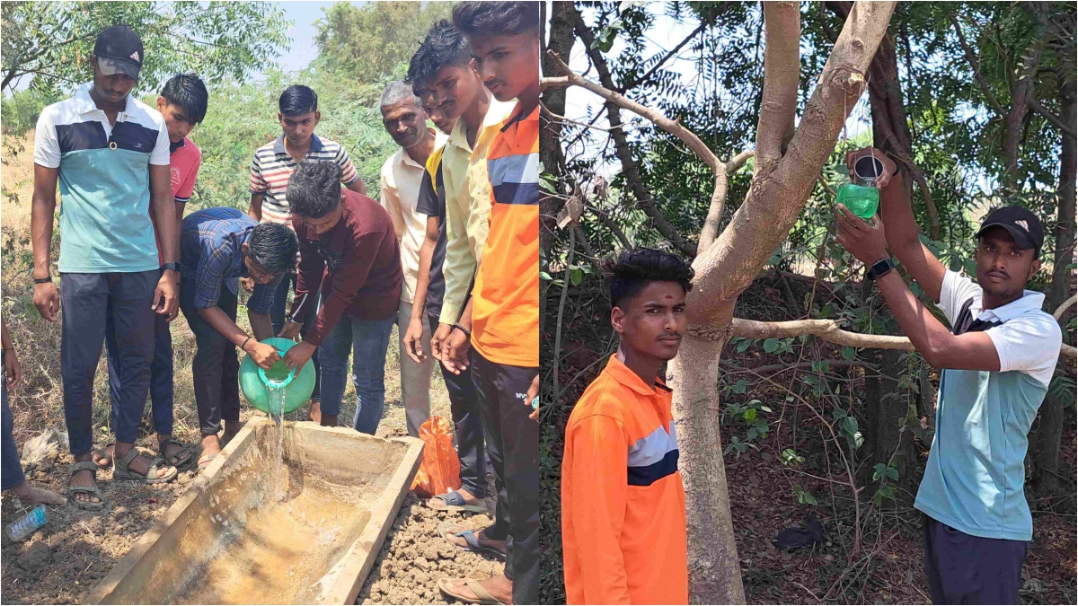 ಪ್ರಾಣಿ-ಪಕ್ಷಿಗಳ ಹಸಿವು ನೀಗಿಸುತ್ತಿದೆ ಗೆಳೆಯರ ಬಳಗ