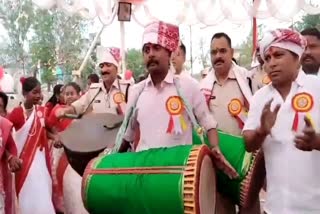 Sarhul Mahotsav in Police Lines of Dhanbad