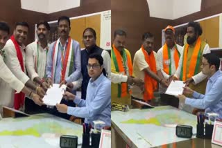BJP candidate Sriramulu and Congress candidate Tukaram submitted their Nomination