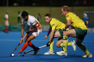 Indian hockey team lost against Australia by 3-1.