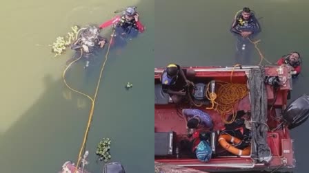 SUICIDE ATTEMPT  WOMAN AND MAN JUMPED FROM BRIDGE  ALAPPUZHA  ആലപ്പുഴ