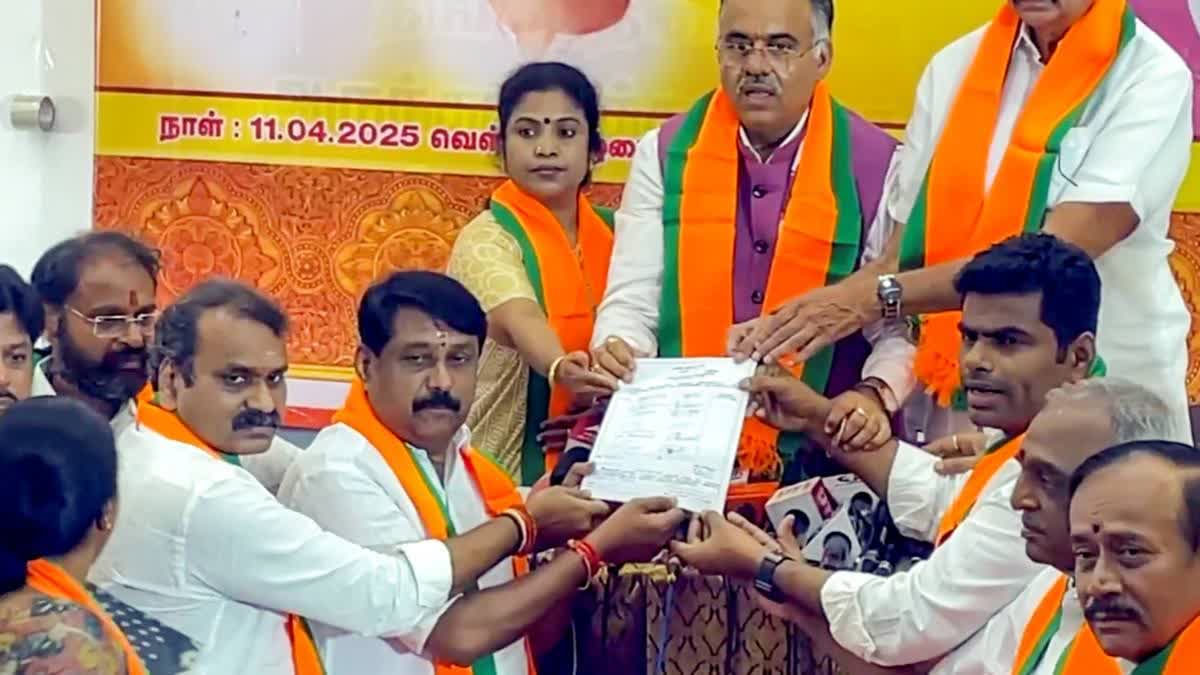 NAINAR NAGENDRAN BJP  BJP TAMILNADU STATE PRESIDENT  AIADMK AND BJP  TAMILNADU ASSEMBLY ELECTION