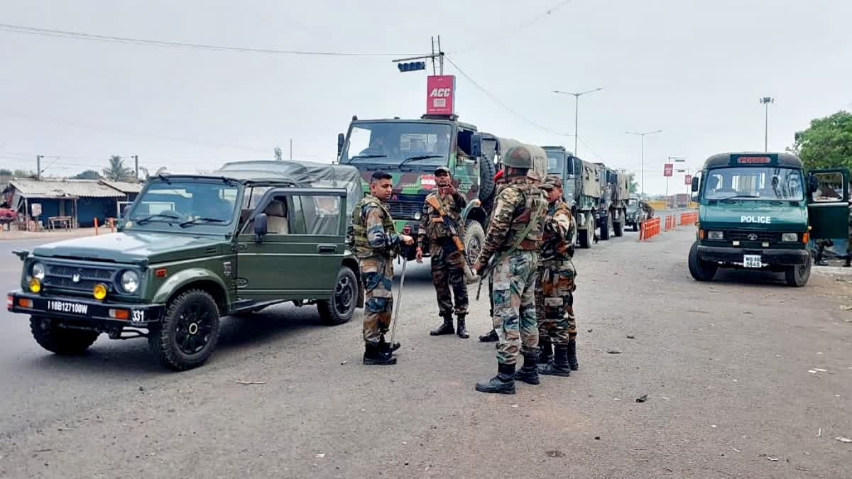 BSF patrol In Murshidabad