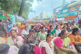 ആശാസമരത്തിൻ്റെ ഭാഗമായി സംഘടിപ്പിച്ച പൗരസാഗരം, Asha Workers Protest, Asha Workers, Asha Workers Strike, ആശാവര്‍ക്കര്‍മാരുടെ സമരം