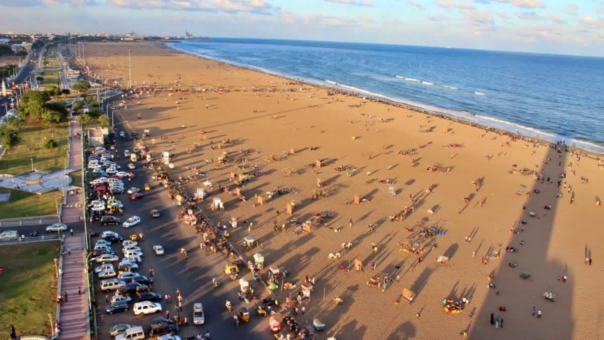 File photo of Chennai Marina Beach