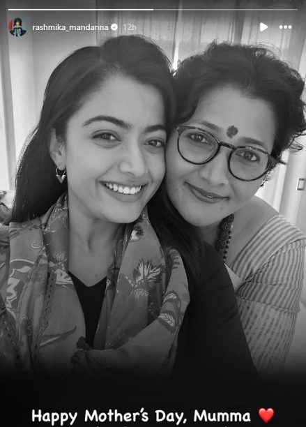 Rashmika Mandanna shares selfie with her 'mumma' on Mother's Day