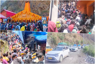 Yamunotri Route Pilgrims Crowd
