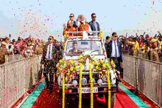 PM Modi Road Show in Varanasi
