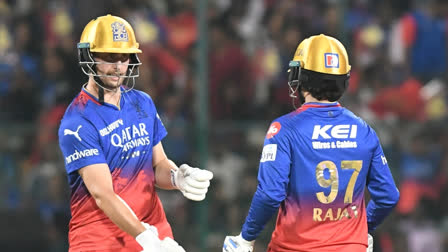 Rajat Patidar's and Will Jacks' quickfire partnership for the third-wicket helped Royal Challengers Bengaluru to post 188-run target against Delhi Capitals in the match number 62nd of the ongoing 17th edition of the Indian Premier League (IPL) at M Chinnaswamy Stadium in Bengaluru on Sunday. It looked like RCB will cross the 200-run mark at one stage, but Khaleel Ahmed and Rasikh Dar's exceptional bowling displayed DC to restrict them.