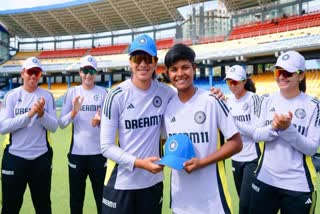 CRICKETER KRANTI GOUD IN TEAM INDIA