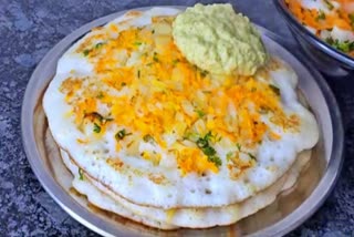 Ration Rice Sponge Dosa Recipe in Telugu