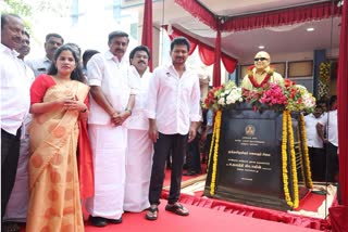 தமிழரசு இதழ் அச்சகத்தில் கலைஞர் நூற்றாண்டு சிலையை திறந்து வைத்த துணை முதல்வர்