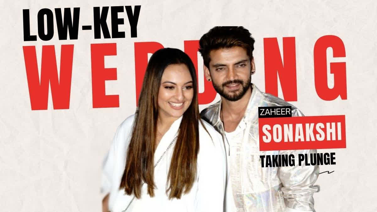 Sonakshi Sinha and Zaheer Iqbal's alleged wedding plans hint at a low-key affair, possibly a registered marriage followed by a grand reception. Sonakshi and Zaheer co-starred in 2022 released Double XL and said to be dating for over two years now.
