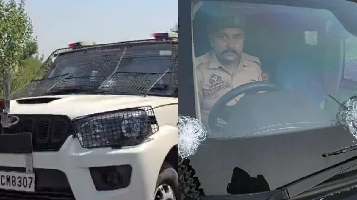 Vehicle of Jammu and Kashmir Police fired with bullets as DIG, SSP escape unhurt in militant attack in Kathua