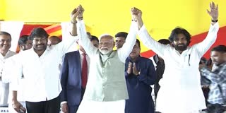 PM Modi shares warm moment with Chiranjeevi