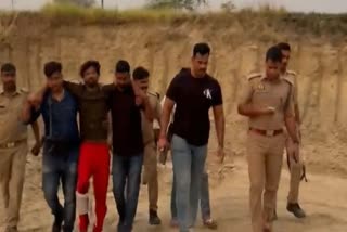 कौशांबी में पुलिस ने लुटेरों को किया गिरफ्तार.